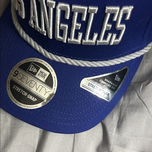 New Era Blue Los Angeles Snapback Hat - Picture 2 of 7